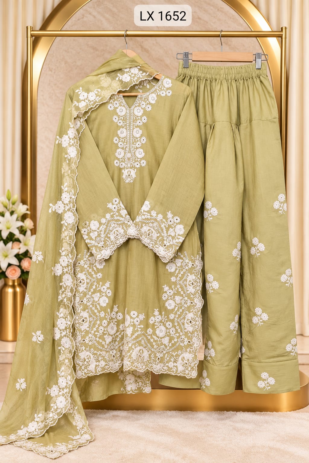 Pakistani Elegant Embroidered Readymade LX 1652